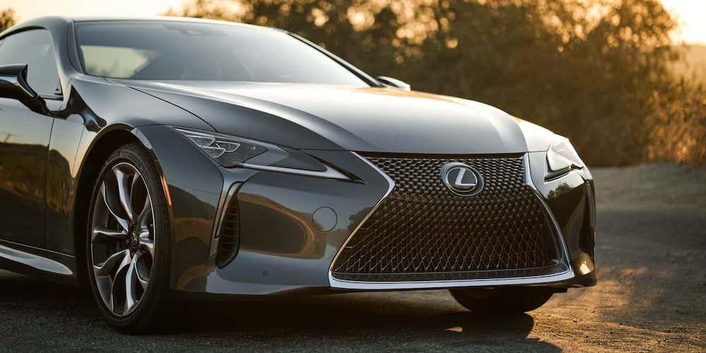 Image of the front of a Lexus Car
